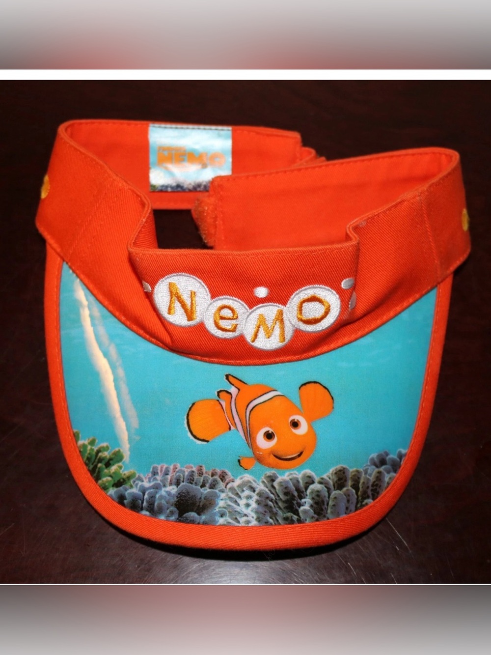 Disney Pixar Finding Nemo Visor Hat with Adjustable Strap for Kids